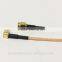 Interface cable: MCX male right angle RG316 jumper cable with SMA female