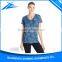 Comfort Short Sleeve Summer Cotton Woman T-Shirt V-Neck With Customized