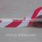 Good quality red and white warning PE tape offer sample /factory sales