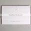 white cardboard printing cosmetics brochure invitation card for double 12