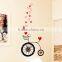 Hot sale Self-adhesive Clock wall stickers home decor