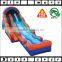 commercial inflatable double lane slip slide ,rip n dip with landing for sale