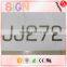 High quality cheap small self adhesive metal alphabet letters