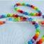 Luxury Pet Cat Dog Collar And Leash Set Colorful Beads Pearl Collar for Small Puppy
