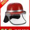 PP!Plastic Fire helmet with cover sale for adult