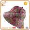 China suppliers 5 panel cap fashion tweed fabric bucket hats