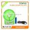 CE&ROHS strong wind quiet private mould battery and DC plug mini USB fan