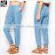 Ladies spring/summer washed light weight denim/chambray jogger pants/trousers SYA15034