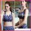 Customized Zipper Women Push up Sexy Sport Fitness Bra