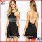 Fashion Clothing Jumpsuit With Lace Trim