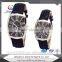 couple lover quartz genuine leather watch