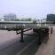 3 axle 20ft flatbed semi trailer , flat bed trailer , 40ft container flatbed trailer for sale