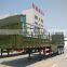 Carbon Steel Material Side Wall Semi Trailer/ Flatbed Semi-trailer/3 Axle Truck Trailer Transport Bulk Cargo