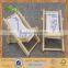 Wooden beach chair phone holder