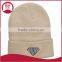 Big Size Diamond Embroidered Long Knit Beanie Hat