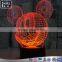 Acrylic Colorful LED Glowing Mickey Mouse,Custom LED Night Light