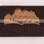 fashion fake washable leather jeans label/ PU leather patch made in china