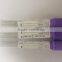 Ganda edta purple laboratory k3 vacutainer tube in good price