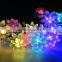 20LED Solar Power Outdoor Pattery Decor Lamp Lotus Flower String Lights