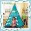 Soft Cotton Canvas Play Tent Outdoor Indoor Game House Kids Teepee Tent