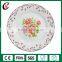 Wholesale antique ceramic decorative plate, gold rimmed dinner plates