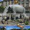 My-dino life size animatronic animal elephant statues