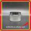 30ml 50ml frosted color cosmetic jar glass with silver lid for sale