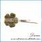 New product eleganet and charms lady antiqued broned custom brooch flower pins dubai wholesale