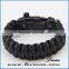 Survival cross Paracord bracelet with Logo Braided Paracord bracelets