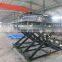 Hot sale hydraulic car scissor lift /scissor car lift elevator add turntable