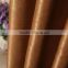 100% polyester fabric shiny plain black out grommet curtain panel for home hotel cafe office