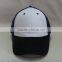 white cotton 6 panel unisex custom fitted flex fit/flexfit baseball caps and hats embroidered