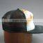 Customer sponge front mesh back snapback cap with woven lable