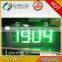 16'' outdoor led time and temp display IP65 digital countdown wall clock 7 segment display