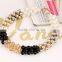 Latest Wholesale simple design small beads necklace on sale