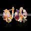 2016  Wholesale Fashion Colorful Cubic Zirconia Jewelry , Women's Hoop Earring