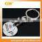 Wholesale customized metal trolley coin keychain