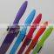 manufacturer --5 pcs colorful kitchen knife set with slotted acrylic block