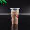 logo printed clear plastic cups