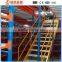 Steel warehouse multi-level mezzanine flooring
