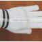 BSSAFETY Nylon knitted black and white stripes wrist household safety gloves, ganden work gloves