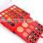 Chinese Factories Wholesale Custom Hit 60 Color Cosmetic Box, Red Eye Shadow Box