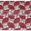 Fashion leaves design embroidered fabric red polyester embroidery guipure african cord lace fabric