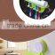 Wholesale suction cup wall mounted 4 Holes easy clean plastic toothbrush holder