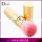 Luxury golden private label retractable make up cosmetics brush vegan powder brush
