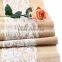 11.5 108" Natural Brown Burlap Lace Hessian Table Runner Party Decoration