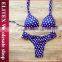 2017 blue seaspray bikini swimwear CK377