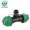 New Working Pressure Bearing PN10 LDPE Pipe Reducing Thread Tee