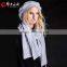 Erdos cashmere knitted women french beret cap