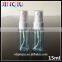 Hot sale micro plastic cosmetic mini spray bottle 15ml with factory price